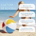 Eco Custom Logo PVC Beach Ball Large Promotional Inflatable - Image 3