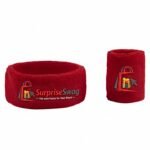 Custom Embroidered Sport Headband & Wristband Promo Set