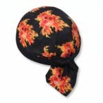Hellfire Biker & Cook Tie-Back Headwrap With Custom Design