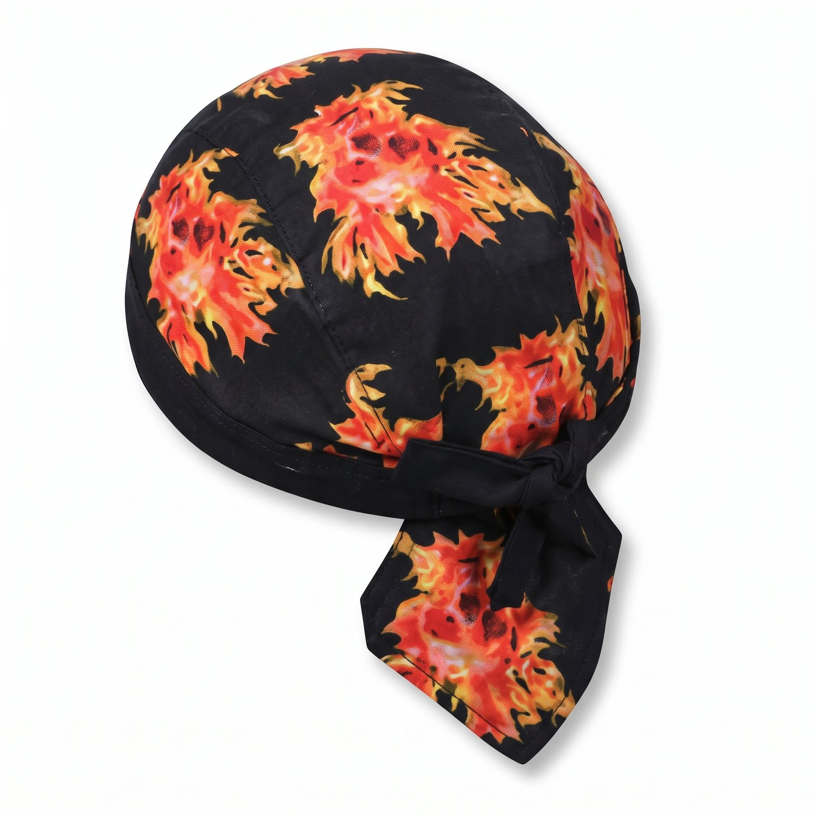 BANDANA 1 Hellfire Biker & Cook Tie-Back Headwrap With Custom Design - Image 1
