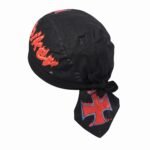 Hellfire Biker & Cook Tie-Back Headwrap With Custom Design - Image 2