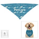 Custom Logo rPET Pet Bandana Recycled Promo Gift - Image 4