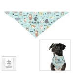 Custom Logo rPET Pet Bandana Recycled Promo Gift - Image 3