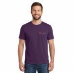Premium Cotton Poly Blend Casual Daily Tee With Custom Logo