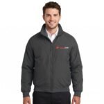 Men's Fleece-Lined Bomber Jacket With Custom Logo