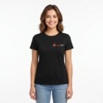 Fitted Basic Tee for Women With Customizable Logo