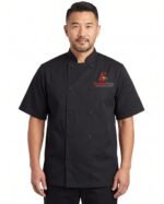 Culinary Workwear Short Sleeve Chef Coat With Custom Logo