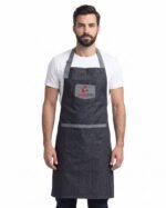 Professional Ful Length Denim Apron For Men With Custom Logo
