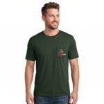 Corporate Swag Men's Heathered Crewneck Tee With Custom Logo