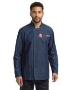 Durable Stain-Resistant Long Sleeve Culinary Chef Coat - Image 2