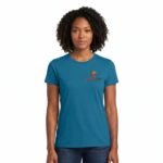 Pastel Heather Short Sleeve Tee With Custom Logo - Image 3