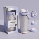 20oz Stainless Steel Insulated Protein Shaker Bottle - Image 3