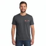 Premium Cotton Poly Blend Casual Daily Tee With Custom Logo - Image 4