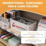 Multi-Compartment Container Desk Organizer with Custom Logo - Image 5