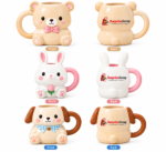 Cute Ceramic Cartoon Mug Custom Logo Character Coffee Cup