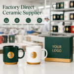 Custom Logo Ribbed Ceramic Mug Set with Luxury Gift Box - Image 5