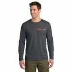 Men's Classic Long Sleeve Crewneck Tee With Custom Logo - Image 2