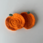 Custom Logo Halloween Pumpkin Knitted Coaster Promo Gift - Image 5