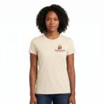 Pastel Heather Short Sleeve Tee With Custom Logo - Image 4