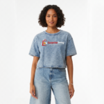 Women’s Relaxed Crop Crewneck T-Shirt Short Sleeve