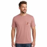 Corporate Swag Men's Heathered Crewneck Tee With Custom Logo - Image 3