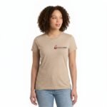 Cloud Soft Slim Crew Tee With Custom Logo - Image 2