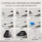 Custom Logo Milk Frother USB Rechargeable Promotional Gift - Image 4