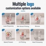 Custom Logo Shot Glasses 50ml Personalized Promotional Gift - Image 2