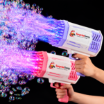 Custom Logo Electric Bubble Gun Blaster Kids Promo Toy - Image 3