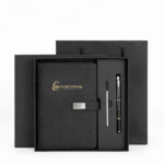 A5 Sustainable Leather Notebook & Luxury Pen Corporate Gift Set