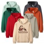 Custom Logo Fleece Hoodie 250gsm Promotional Blank Pullover