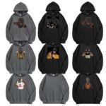 Custom Logo Fleece Hoodie 250gsm Promotional Blank Pullover - Image 2