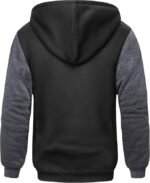 Custom Logo Men's Sherpa Lined Zip Hoodie Promo Wear - Image 2