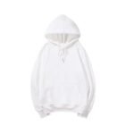 Custom Logo Fleece Hoodie 250gsm Promotional Blank Pullover - Image 3