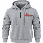 Custom Logo Men's Quarter Zip Hoodie Casual Promo Wear - Image 7