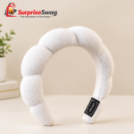 1pc White Facial & Cleansing Headband - Image 3