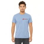 Fade to Plum: Men's Abstract Core Tee With Custom Logo