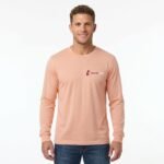 Moisture-Wicking Performance Long Sleeve Tee With Custom Log - Image 4