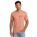 Soft Cotton Blend Casual Plain Tee With Custom Logo - Image 4