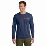 Men's Classic Long Sleeve Crewneck Tee With Custom Logo - Image 5