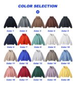 Men’s Heavyweight Cotton Fleece Oversized Hoodie - Image 2