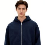 Men’s 380GSM Cotton French Terry Zip-Up Hoodie - Image 6
