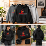 Men’s Heavyweight Cotton Fleece Oversized Hoodie - Image 3