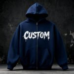 Men’s 380GSM Cotton French Terry Zip-Up Hoodie - Image 2
