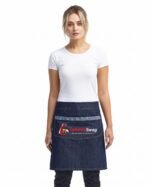 Professional Half Bistro Waist Apron With Custom Logo - Image 2