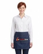 Mini Denim Utility Waist Apron With Custom Logo - Image 2