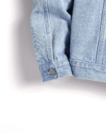 New Stylish Men's Denim Custom Cotton Jean Jacket - Image 8
