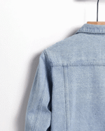 New Stylish Men's Denim Custom Cotton Jean Jacket - Image 9
