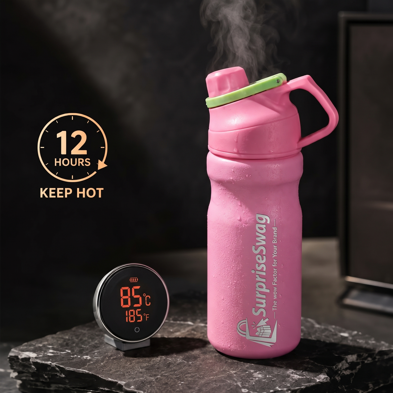 Kecolove 3 Kecolove Custom Logo 650ML 316 Stainless Steel Vacuum Flask - Image 1