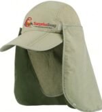 UV Sun Protection Utility Workwear Cap With Custom Logo - Image 2